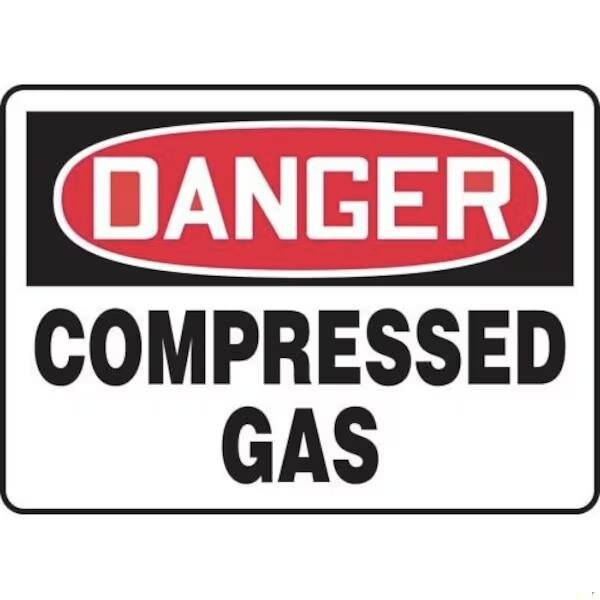 Accuform OSHA DANGER SAFETY SIGN COMPRESSED MCPG107XL MCPG107XL - main